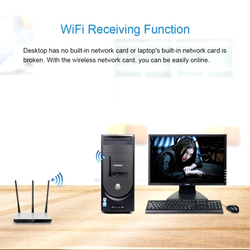 Wireless Network Card Mt7601 USB WiFi Wireless Transmitter Set-Top Box IPTV Wireless Receiver