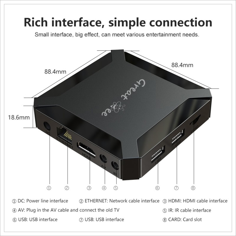 Great Bee Arabic TV Box, Most Popular Android 4K X96 Set top Box,Most Stable Free For Life Smart Media Player Satellite Receiver