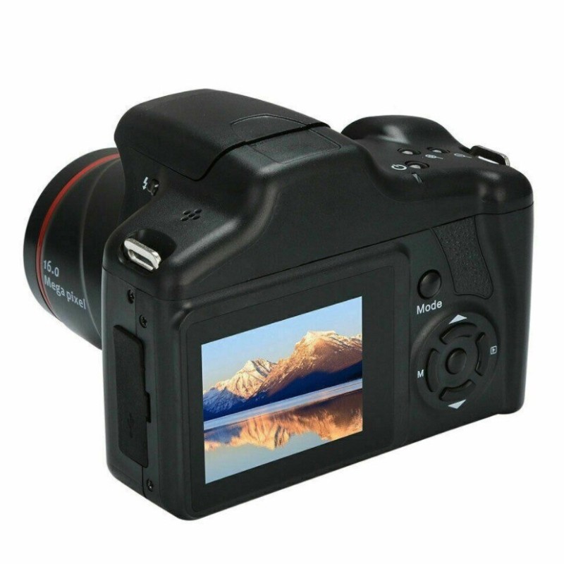 New Digital Camera SLR Anti-Shake TFT Camera HD 1080P LCD Screen Video 2.4Inch SLR Camera 16X Zoom Video Recorder Data Cable New