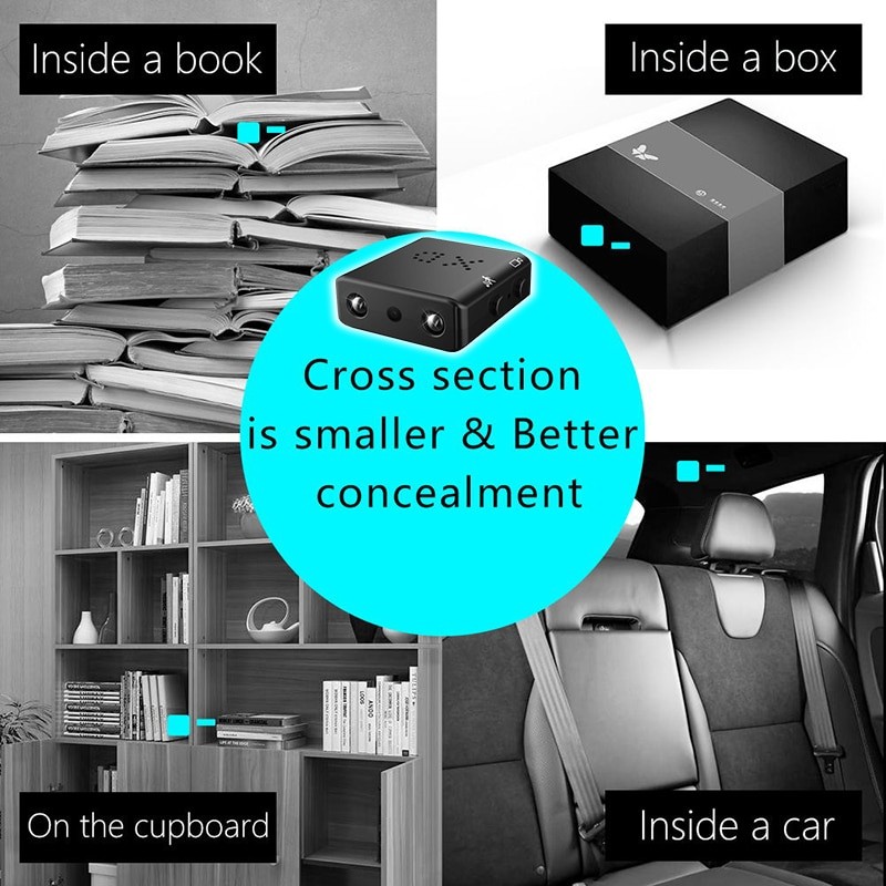 Full HD 1080P Mini Wifi Camera XD IR-CUT Night Vision Motion Detection Security Camcorder DV Sensor Pixels Video Recorder