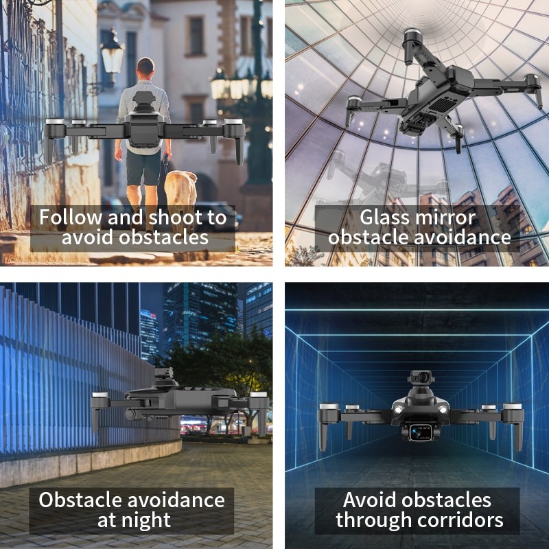 HGIYI L900 PRO SE MAX Drone 4K Profesional 5G WiFi GPS Dual HD Camera Drone With 360Ã‚Â° Obstacle Avoidance RC Quadcopter VS KF102