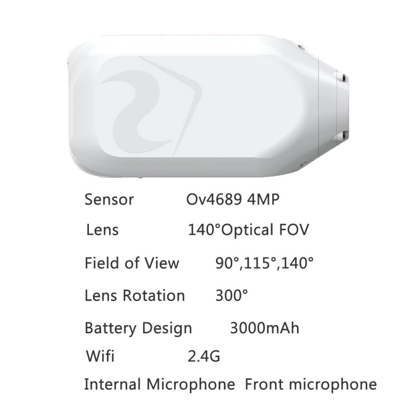 Drift Ghost XL Sport Action Video Camera1080P HD WiFi Camera IPX7 Waterproof 9 Hour Battery Life Motorcycle Bicycle Helmet Cam