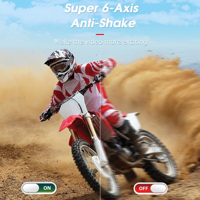 Waywalkers Action Camera Sony Lens 2.0 inch LCD EIS Dual Screen 4K 60FPS 24MP WiFi Video Recording Waterproof Sports Cam Go Pro