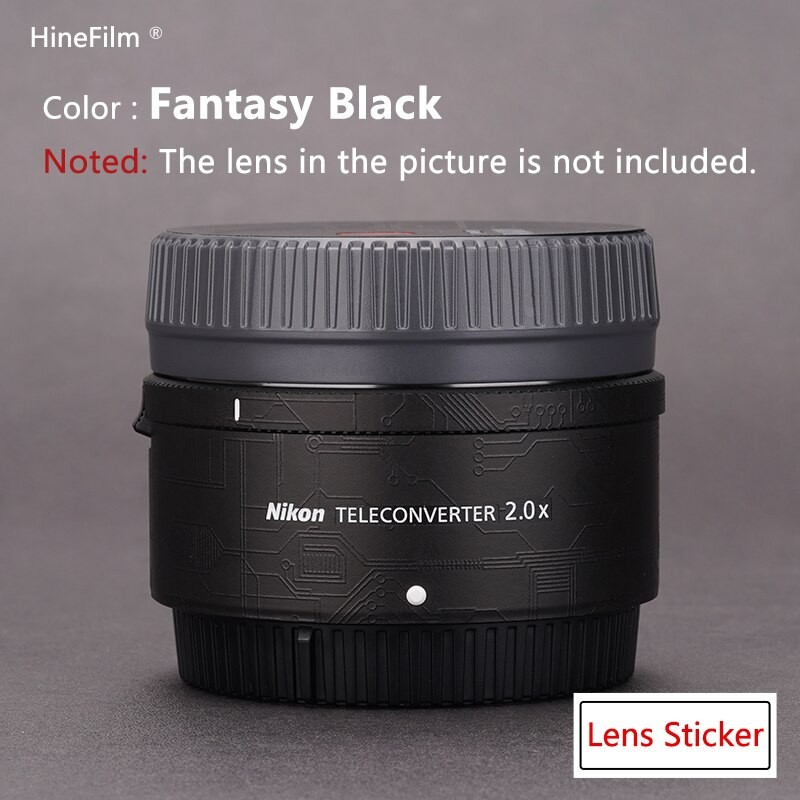 Teleconverter 2.0X Lens Stickers Coat Wrap Cover Film For Nikon Z TC-2.0 x Lens Skin Protector Sticker