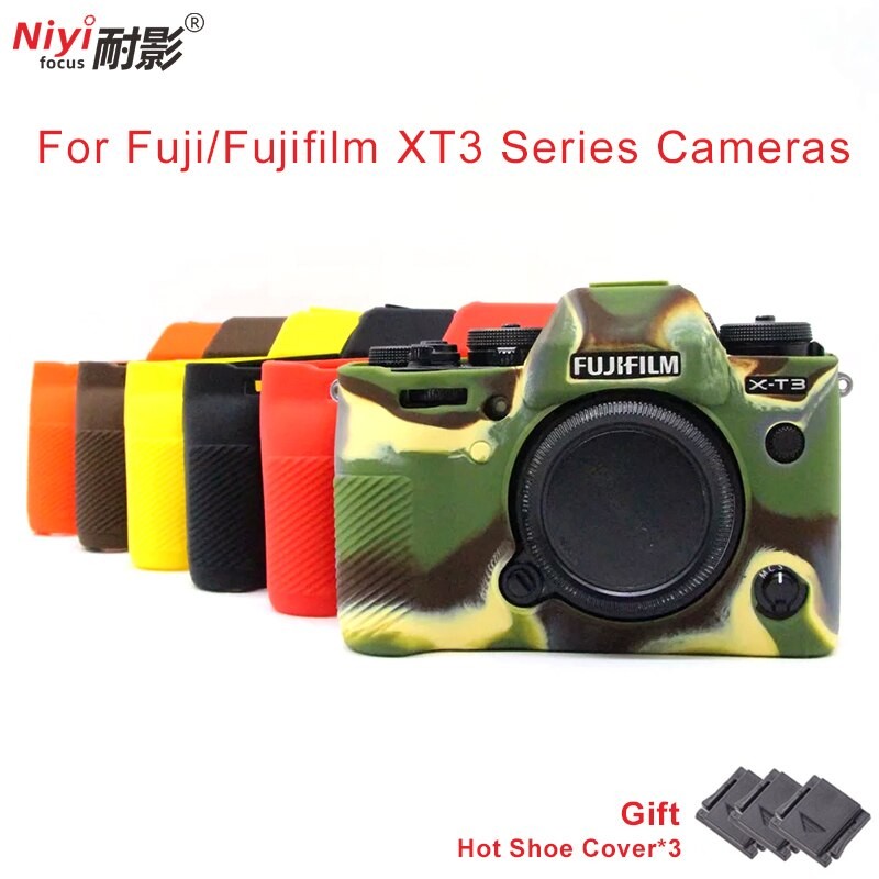 Silicone Case Rubber Camera Case for Fujifilm XT3 XT4 XT30 XT100 XT200 Fuji X-T3 X-T4 X-T30 X-T100 X-T200 Cover Skin Protective