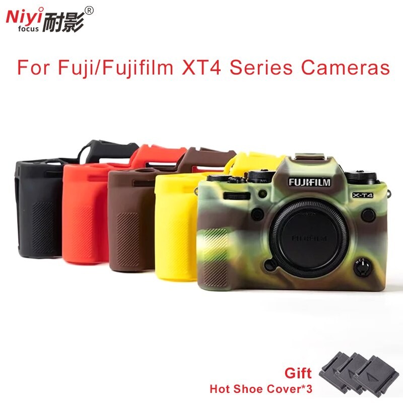 Silicone Case Rubber Camera Case for Fujifilm XT3 XT4 XT30 XT100 XT200 Fuji X-T3 X-T4 X-T30 X-T100 X-T200 Cover Skin Protective