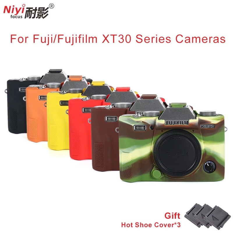 Silicone Case Rubber Camera Case for Fujifilm XT3 XT4 XT30 XT100 XT200 Fuji X-T3 X-T4 X-T30 X-T100 X-T200 Cover Skin Protective