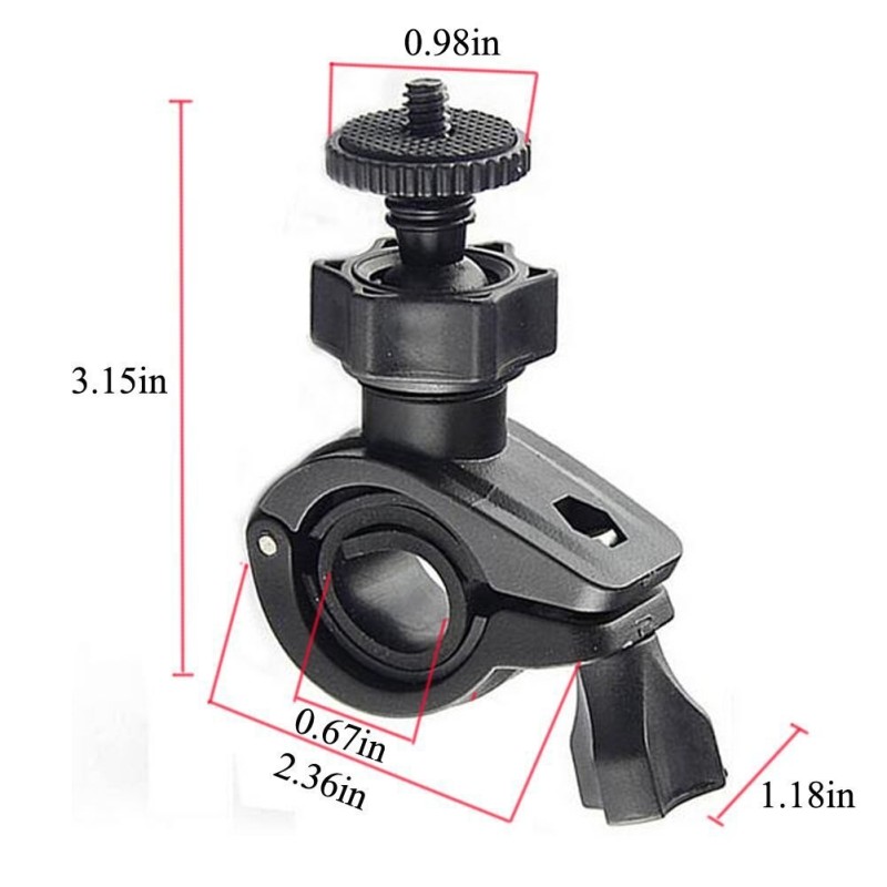 Applicable to GOPRO sports camera accessories O-ring screw head motorcycle bicycle clip bracket+adapter