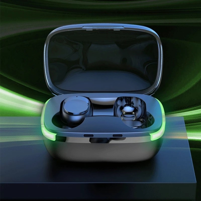 Y60 Fone Bluetooth Earphones 5.1 TWS Wireless Headphones with LED Display Stereo Headset Touch Control Earbuds Noise Reduction