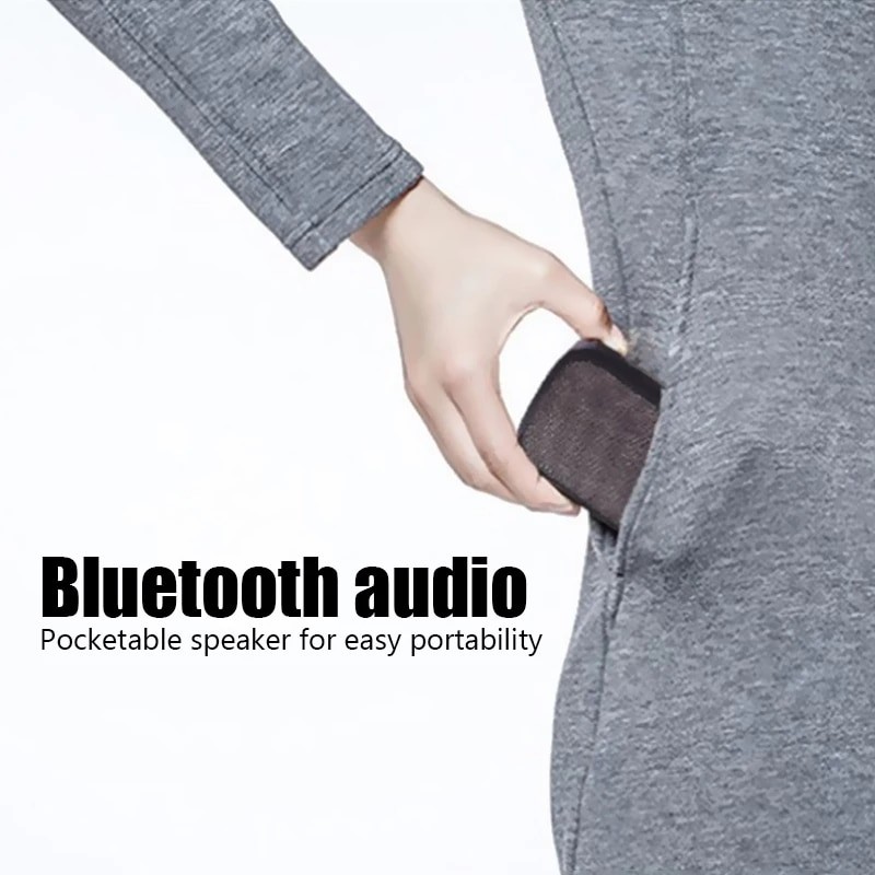Fabric Speaker Bluetooth Wireless Connection Portable Outdoor Sports Audio Stereo Support Tf Card Mobile Phone Universal