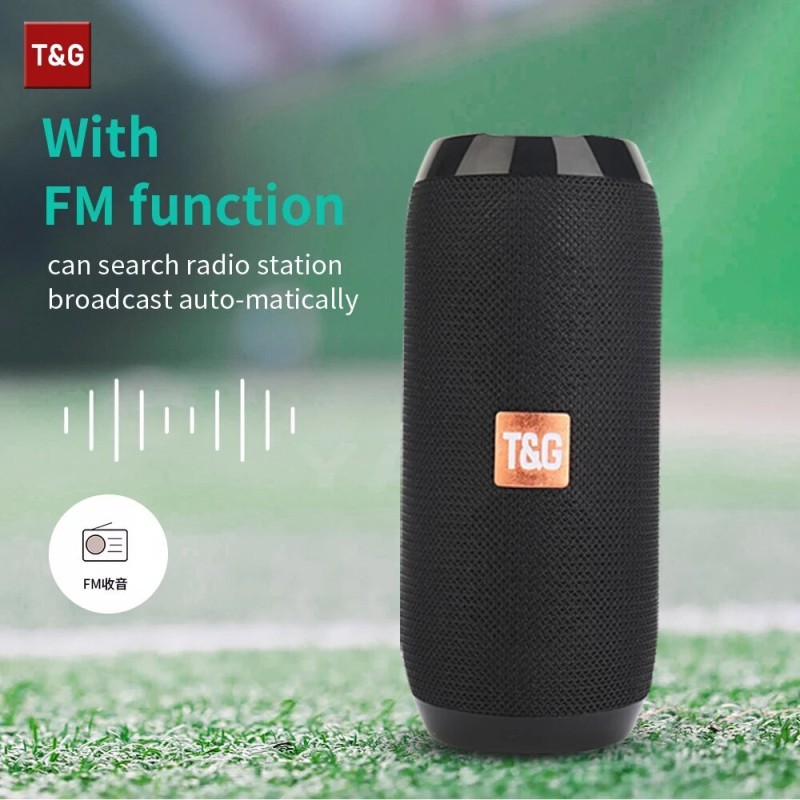 TG117 Bluetooth Speakers Portable Wireless Sound Box Waterproof Outdoor Loudspeaker Stereo Surround Supports TF Radio Music Box
