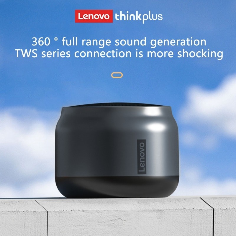 Lenovo Original K3 Bluetooth Wireless Portable Speaker Mini Outdoor Loudspeaker Wireless Column 3D Stereo Music Surround Bass