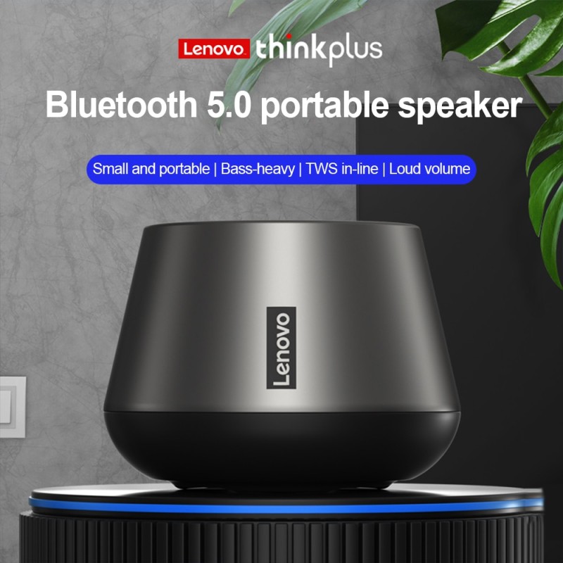 Lenovo K3 Pro Portable HiFi Wireless Bluetooth Speaker 1200mAh Long Standby Outdoor Loudspeaker Music Surround Bass Box