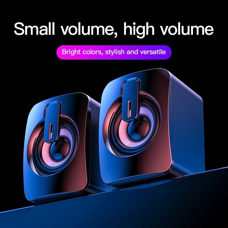 Computer Audio Desktop Home Subwoofer Bluetooth Small Speaker Wired USB Powered Multimedia Small Sound