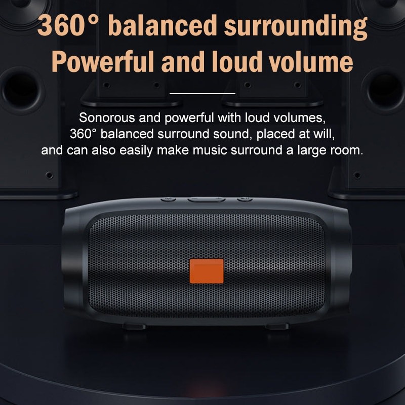 Wireless Bluetooth speaker high sound quality small portable double speaker card household outdoor loud subwoofer