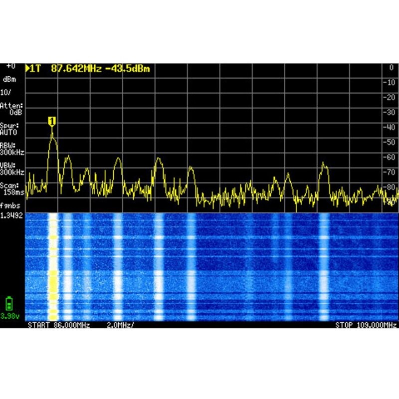 New Tiny Spectrum Analyzer Tinysa Ultra 4 Inch Display With Battery 100Khz To 5.3Ghz With 32GB Card