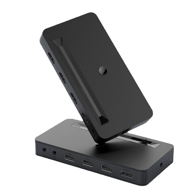 4K 30Hz KVM Switch HDMI-Compatible/USB Sharing 4 In 1 Out Switcher Video Display Switch Splitter