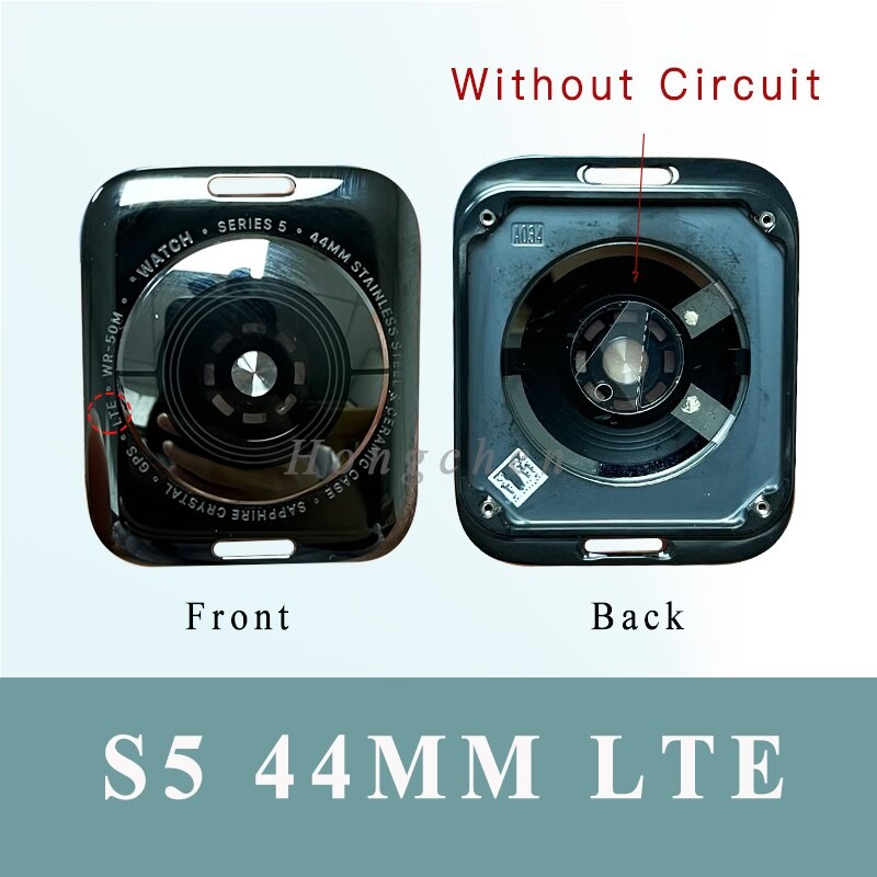 New Back Glass Replacement For Apple Watch SERIES 6 SE 40MM 44MM Rear Door Battery Cover Aluminum Case