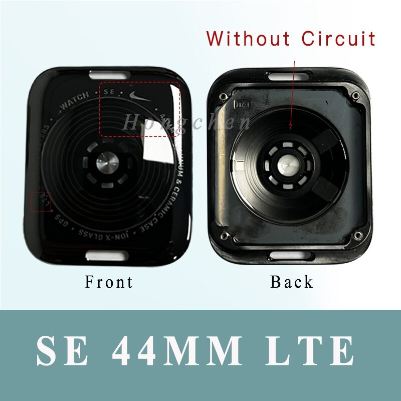 New Back Glass Replacement For Apple Watch SERIES 6 SE 40MM 44MM Rear Door Battery Cover Aluminum Case