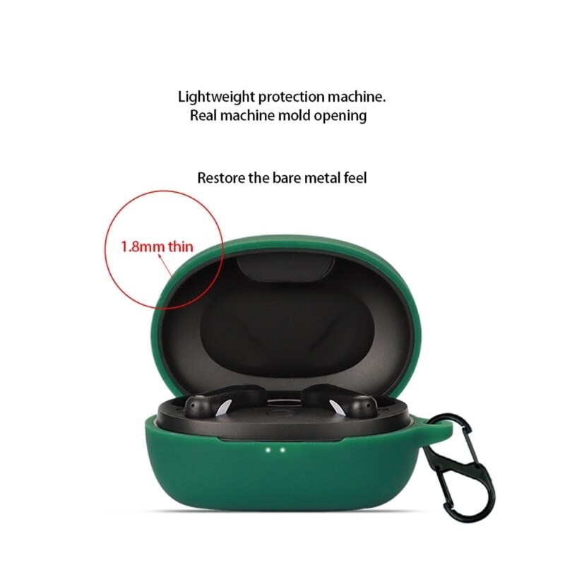 for An-ker Sound-core Life Note E Shockproof Wireless Earphone Sleeve Impact-resistant Housing Antidust Washable Silicone Cover