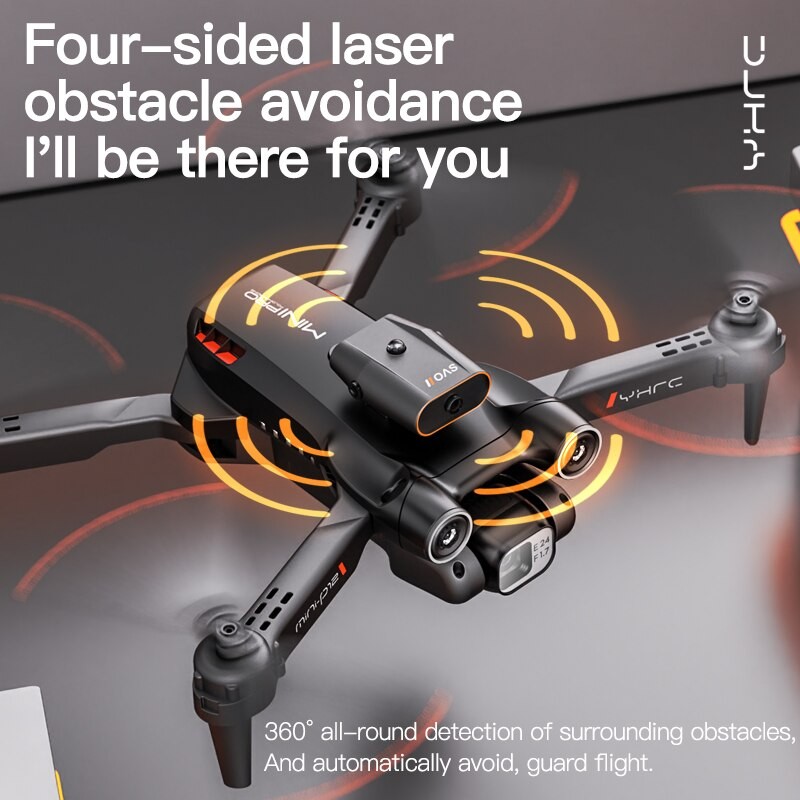 Drone Folding Hd Real-time Aerial Photography Optical Flow Positioning Long Endurance Anti-collision All Around Obstacle Avoidan