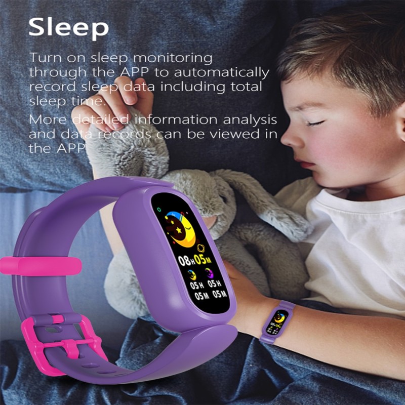 2022 Kids Smart watch Men Women Waterproof Kids Smart band Sleep Sport Fitness Heart Rate Monitor  band For Android Ios T16