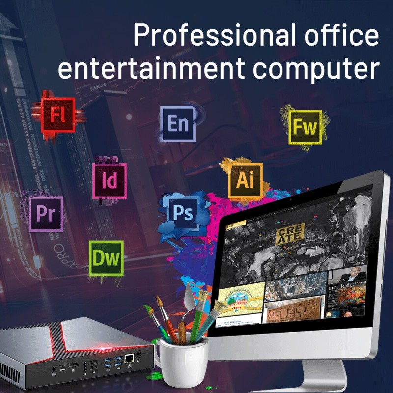 KINHANK Super Console X G1 With Batocera 33 And Windows 11 Pro Dual System Has 120000+ Retro Games, For PS2/PS3/PSP/NAOMI