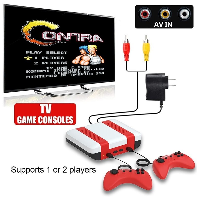 620 Games Video Game Consoles TVBox Retro Classic Gaming Player For Retro Dendy Console Portable Retro Boy Toy Gift New