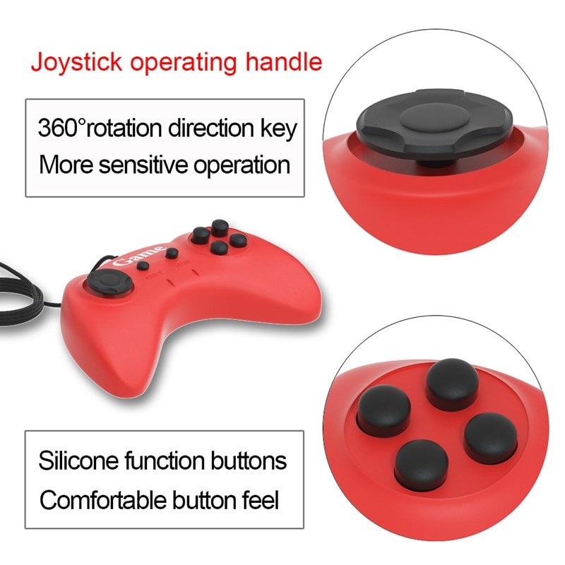 620 Games Video Game Consoles TVBox Retro Classic Gaming Player For Retro Dendy Console Portable Retro Boy Toy Gift New