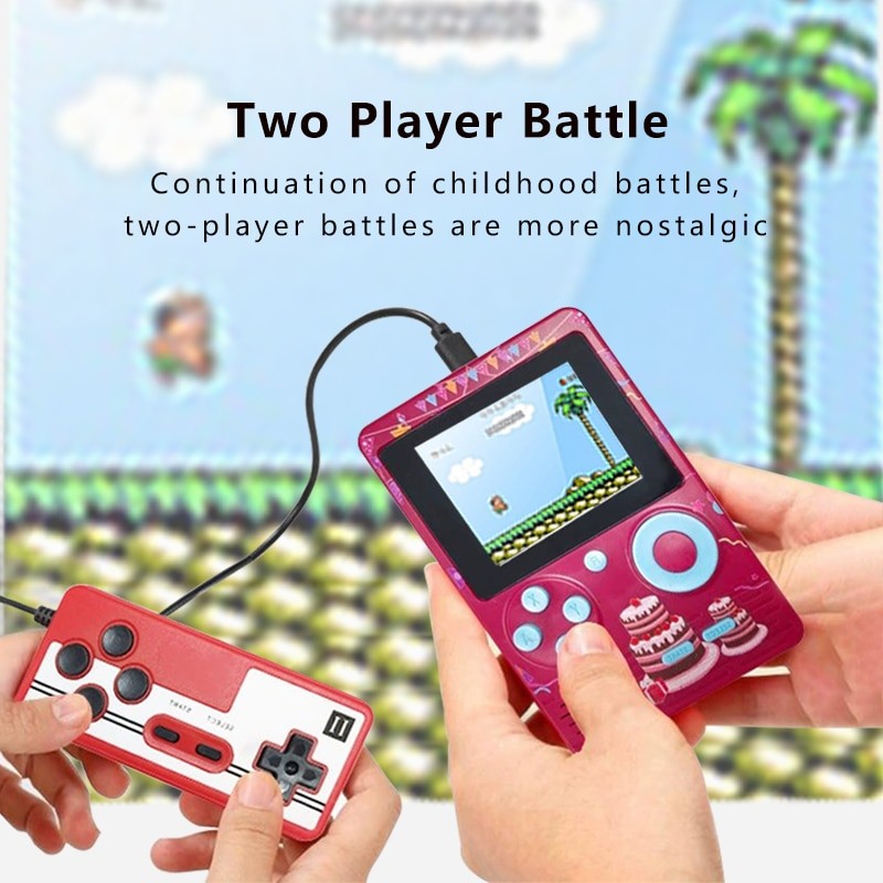 400 IN 1 Retro Video Game Console Handheld Game Player Portable Pocket TV Game Console AV Out Mini Handheld Player for Kids Gift