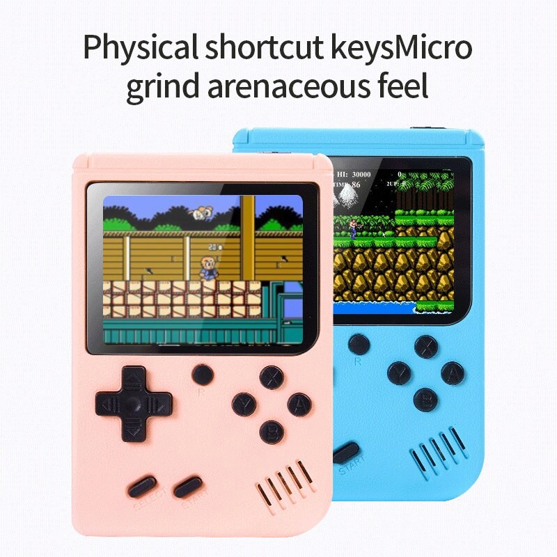 Children and students nostalgic toys 500-in-1 Macaron singles and doubles console