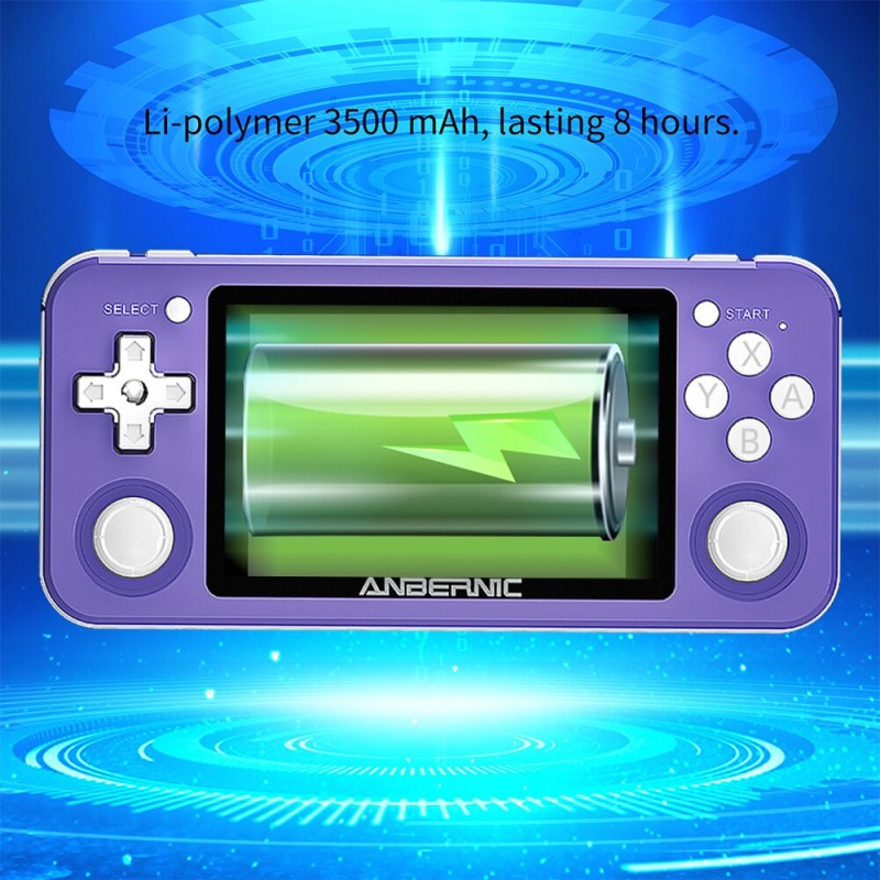 2023 RG351P retro video game console aluminum alloy shell 3500 mAh 2500 portable game console RK3326 handheld game console