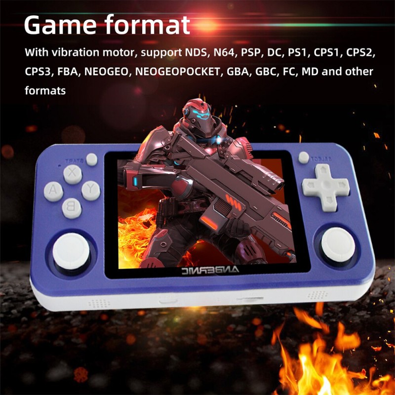 2023 RG351P retro video game console aluminum alloy shell 3500 mAh 2500 portable game console RK3326 handheld game console