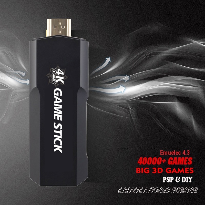 Portable Video Game Console GD10 With Wireless Controllers 4K HD TV Retro Game Console 50 Emulators 30000+ Games For PS1/N64/DC