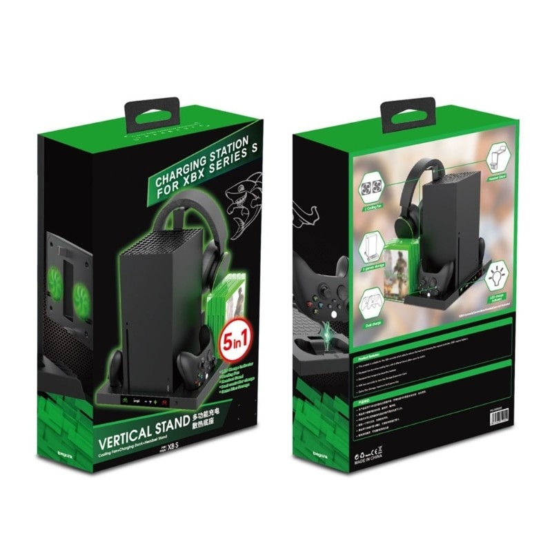 Game Controller Charger Bracket for Series-X Charging Stand Docking Base Station with Earphone Vertical Stand Drop Shipping