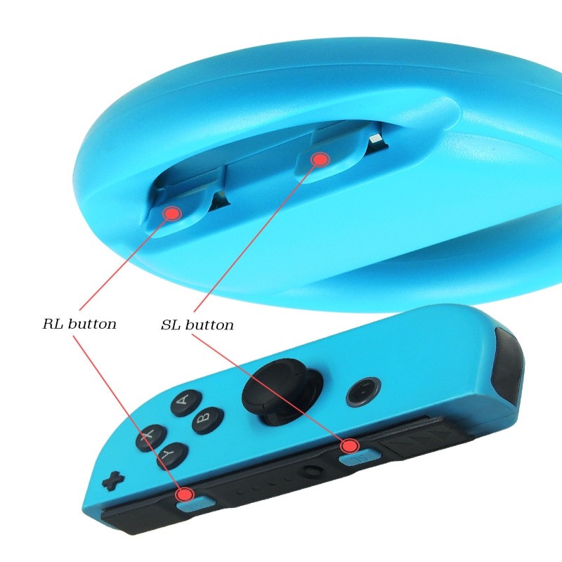 For NintendoSwitch Accessories Racing Steering Wheel Handle Grips Joycon Caps for Nintendo Switch NS Gamepad  Racing Simulator