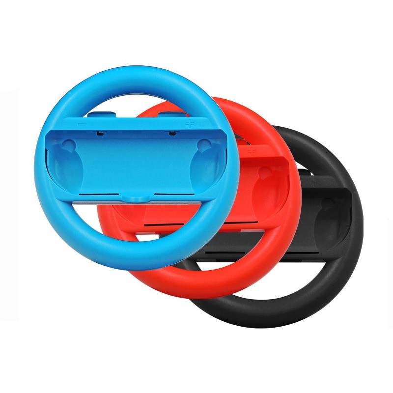 2Pcs Joy-Con Wheel for Nintendo Switch Racing Game Wheel Controller NS Joy-Con Grip Cart Holder
