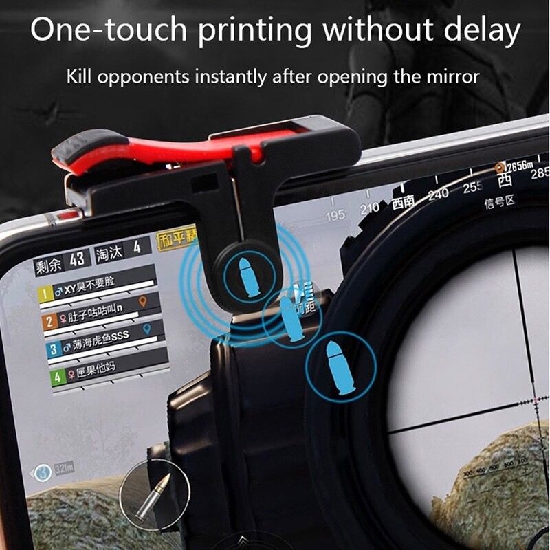 Mobile Game Controller Gamepad plastic keypads Phone Joystick Sensitive Shoot and Aim Triggers mobile controller