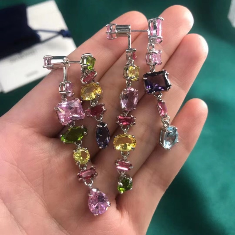 Swa GEMA 2023 New Fine Jewelry Sets Bracelet Earring Necklace Charms Millenia Big Circle Geometric Christmas Gift for Women