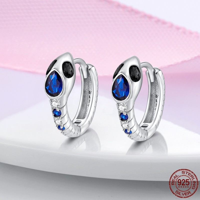 2023 Earrings For Women 925 Sterling Silver Original Charm Double Hoop Earrings Pave CZ Fine Engagement Anniversary Jewelry Gift