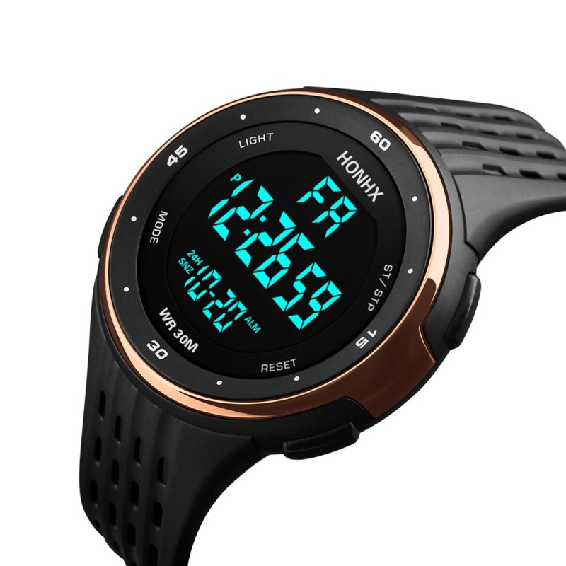 Outdoor Sport Watch 100M Waterproof Digital Watch Men Fashion Led Light Stopwatch Wrist Watch Men's Clock Reloj Hombre