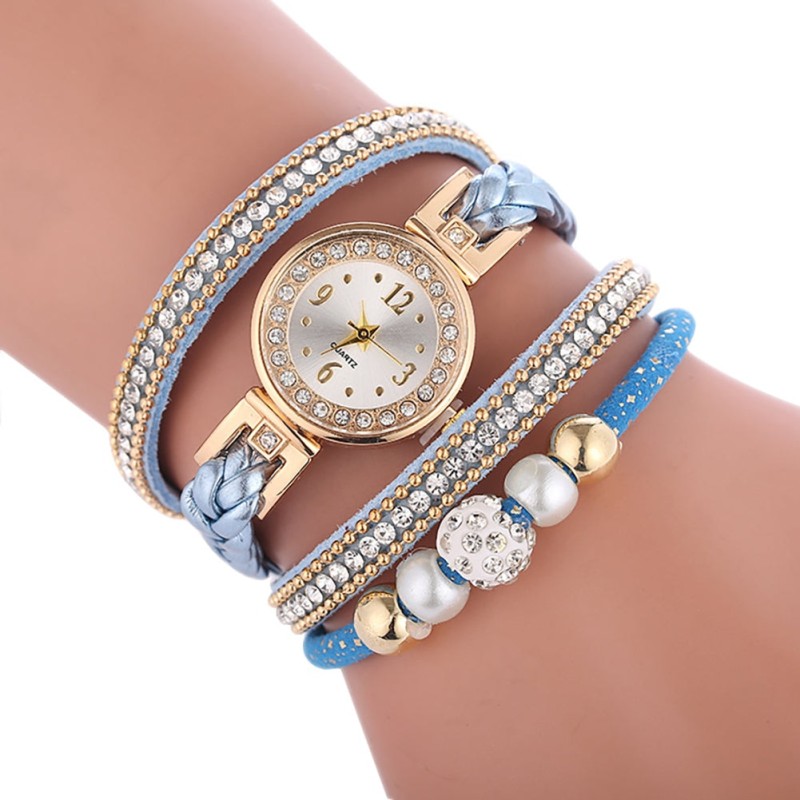 Fashion Relogio Bracelet Watches Women Wrap Around Bracelet Fashion Dress Ladies Womans Wrist Watch Relojes Mujer Clock for Gift