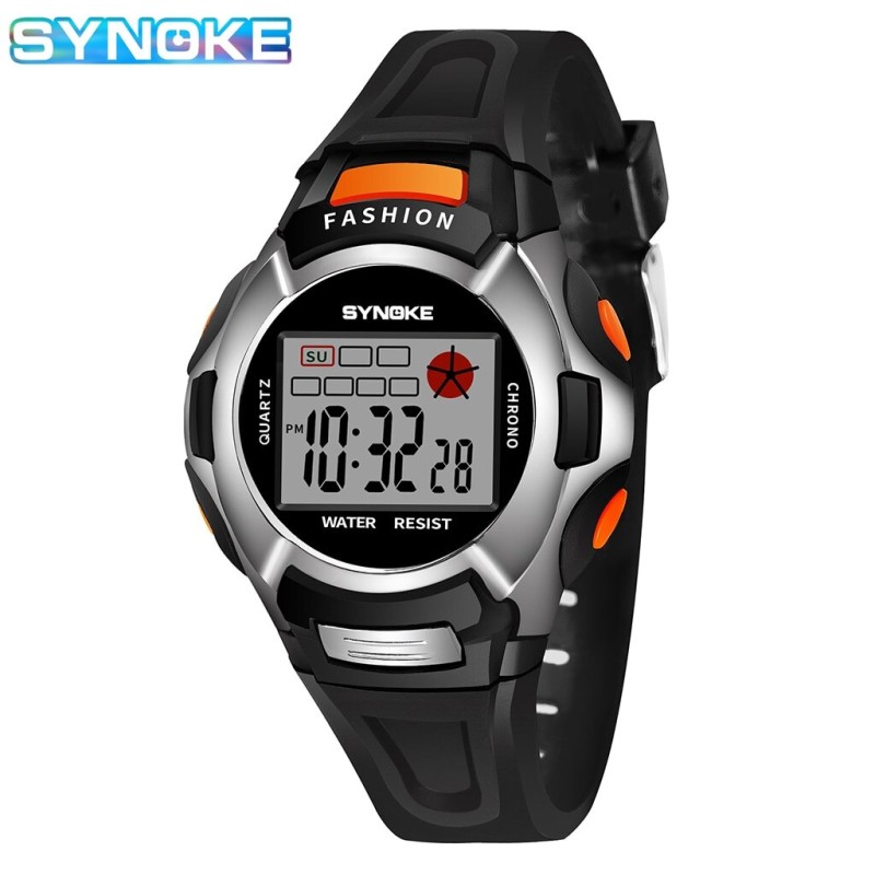 Student Fashion Electronic Watch Alarm Colorful Luminous Multi-Functional Sports Boys Girls Primary School Students Watch in Sto