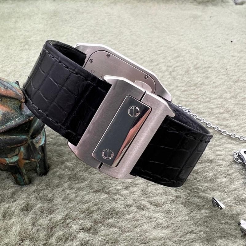 2023 Top Luxury Brand Series Reloj Hombre High Quality Dial 42mm 35mm Men's Leather Quartz Watch For Women Relogio Masculino