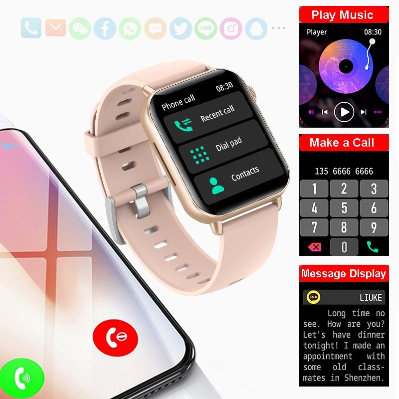 New Digital Watch Women Men Sport Watches Electronic LED Ladies Wrist Watch For Women Clock Full Touch Female Fitness Wristwatch