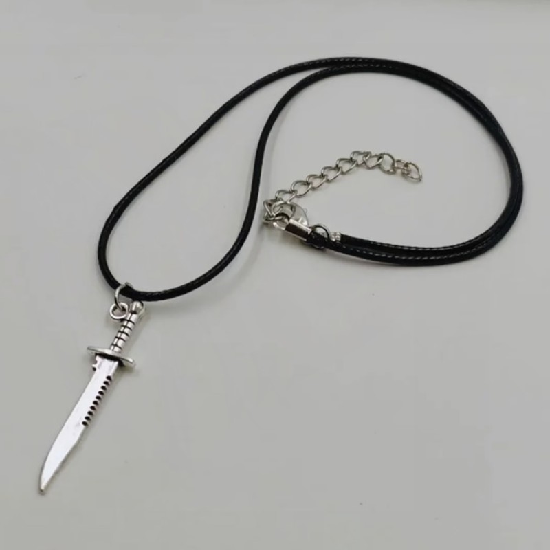 1pcs/LOT Fashion Gothic Punk Hip Hop Knife Pendant Necklace,