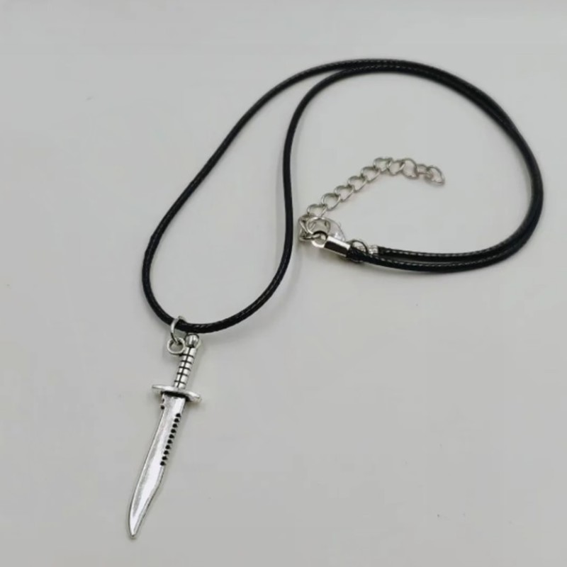 1pcs/LOT Fashion Gothic Punk Hip Hop Knife Pendant Necklace,