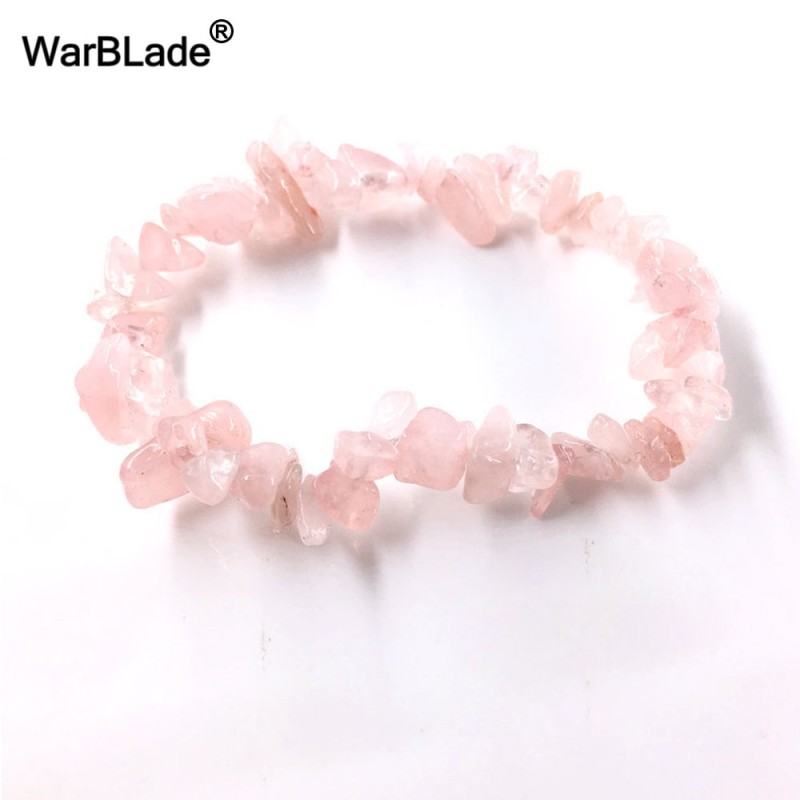 Natural Gem Stone Bracelet Amethyst Irregular Stretch Chip beads Nuggets Quartz Bracelets Bangles Crystal Wristband For Women
