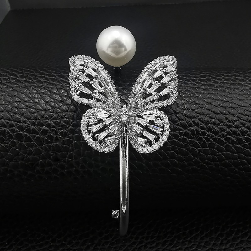 4pcs Pack 2023 New Luxury Butterfly silver color bride Dubai Wedding For Women Lady Anniversary Gift Jewelry Bulk Sell J7614