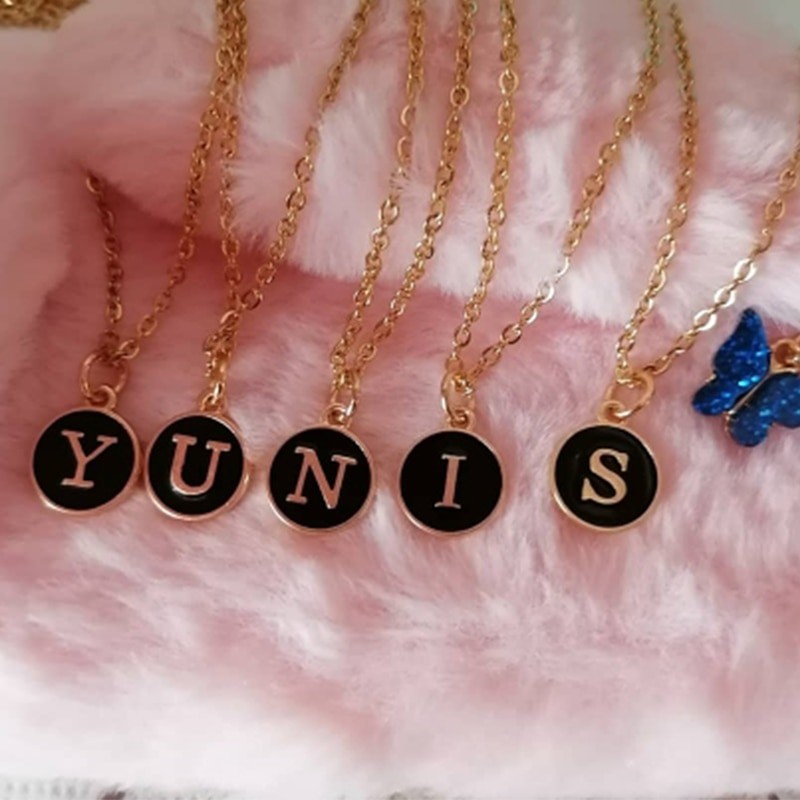 New 12*14mm A-Z Letter Charms Enamel Charms Alphabet Initial Letter Handmade Pendant For Diy Bracelet Jewelry Making Wholesale